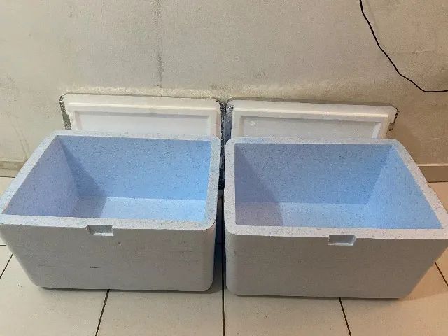 Caixa de isopor Novas 45L  - Foto 4