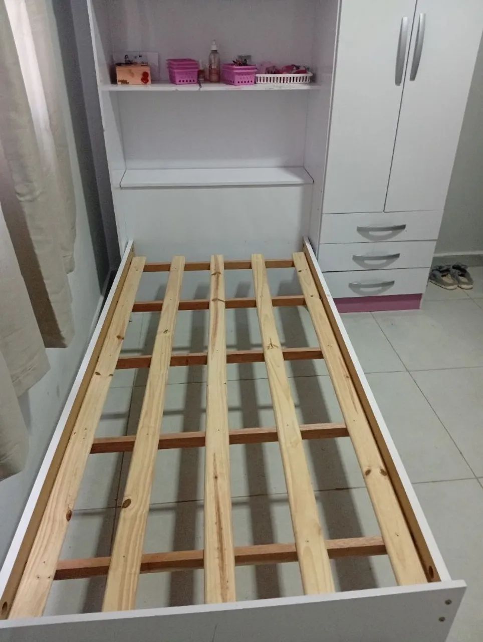 Guarda roupa com cama  infantil menina  - Foto 2