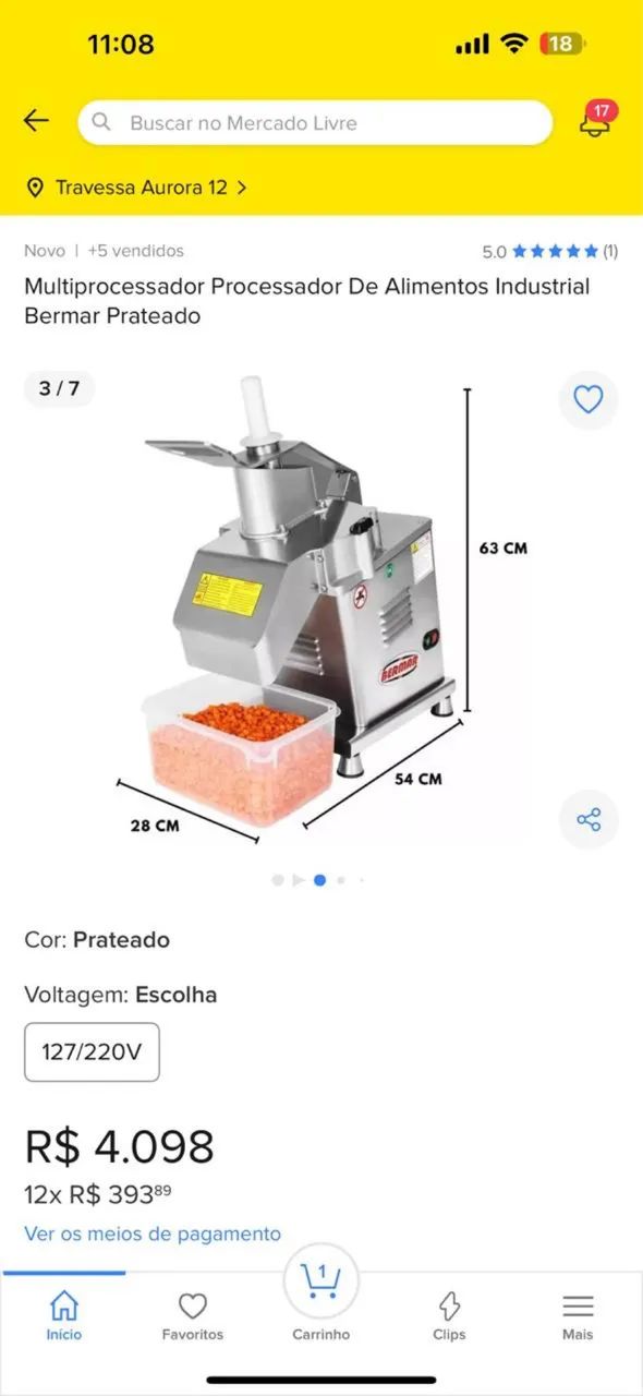 Processador de alimentos industrial  - Foto 5