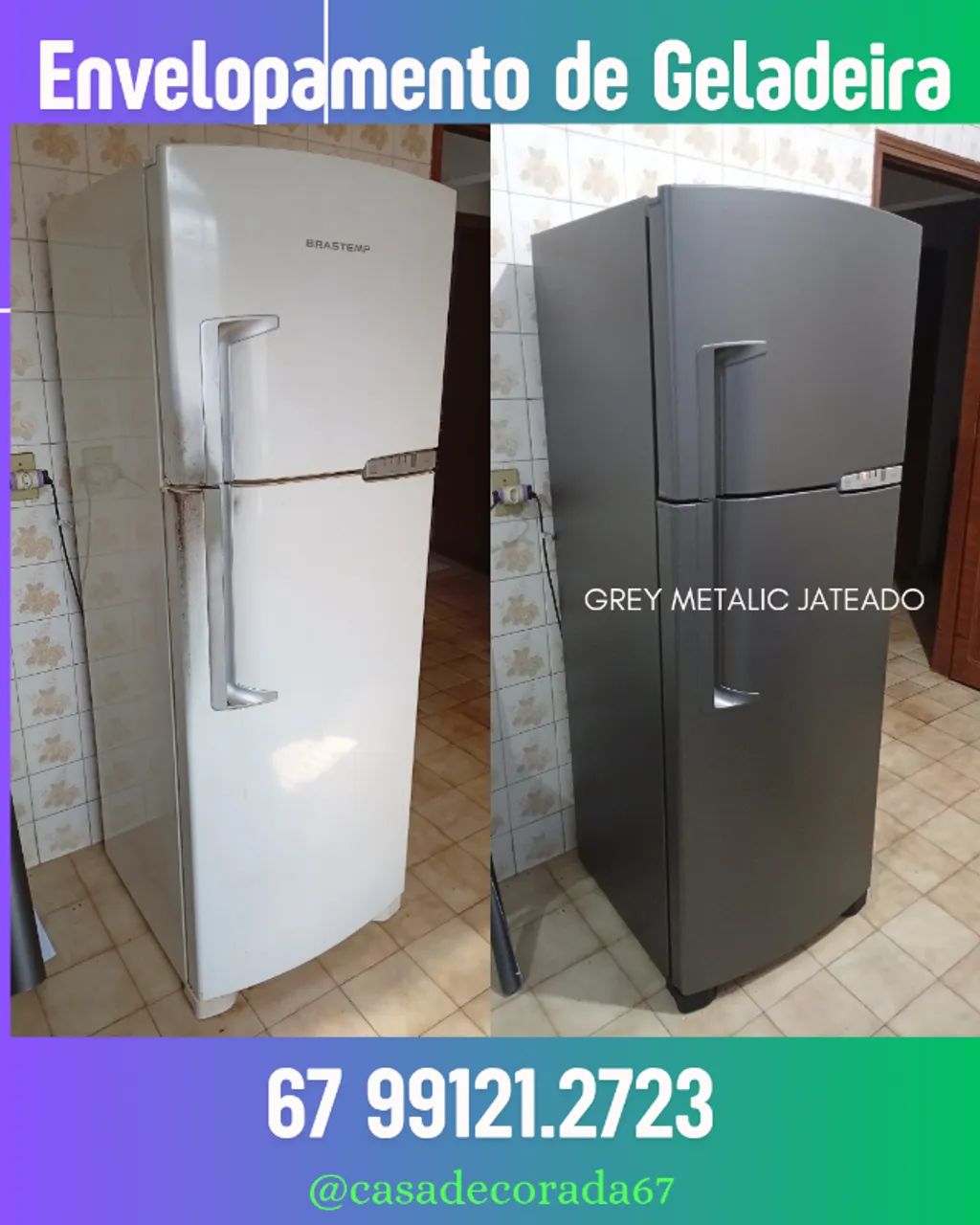 Envelopamento de Geladeira - Foto 5