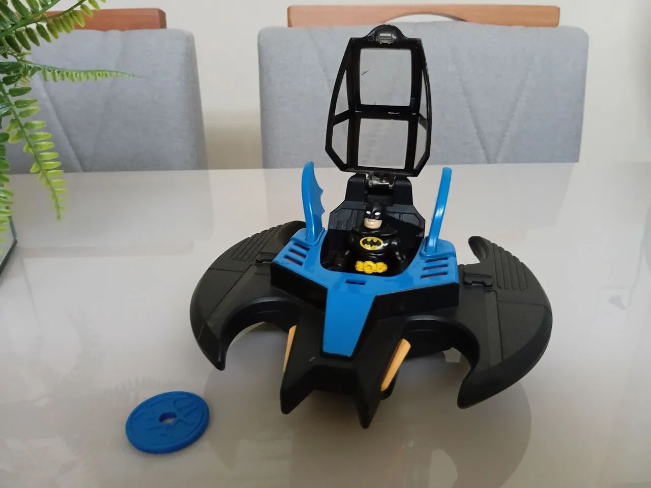 Imaginext Dc Super friends  - Nave Batwing do Batman - Foto 5