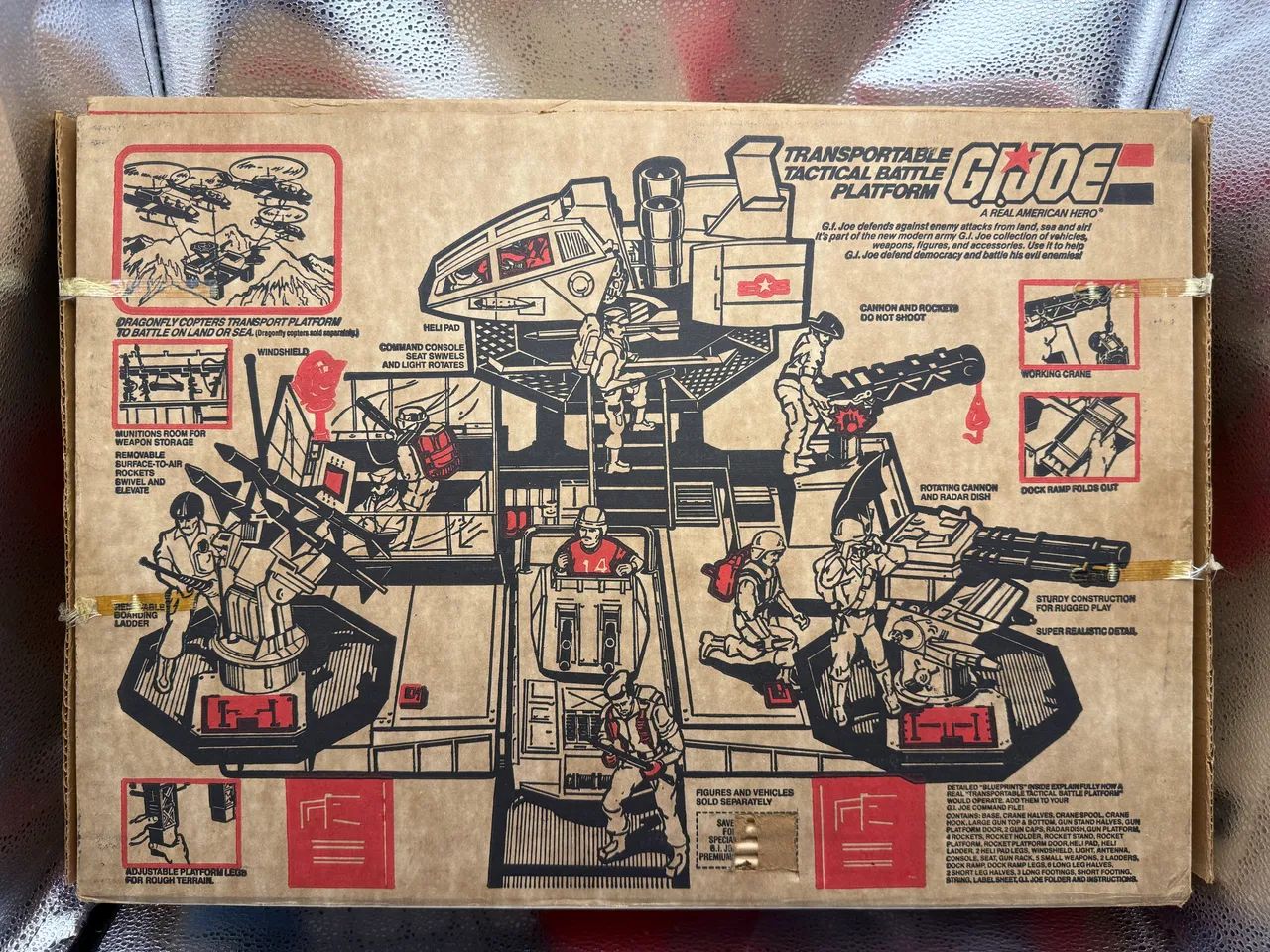 Gi Joe Tactical Battle Platform - 1985 - Comandos em ação  - Foto 2