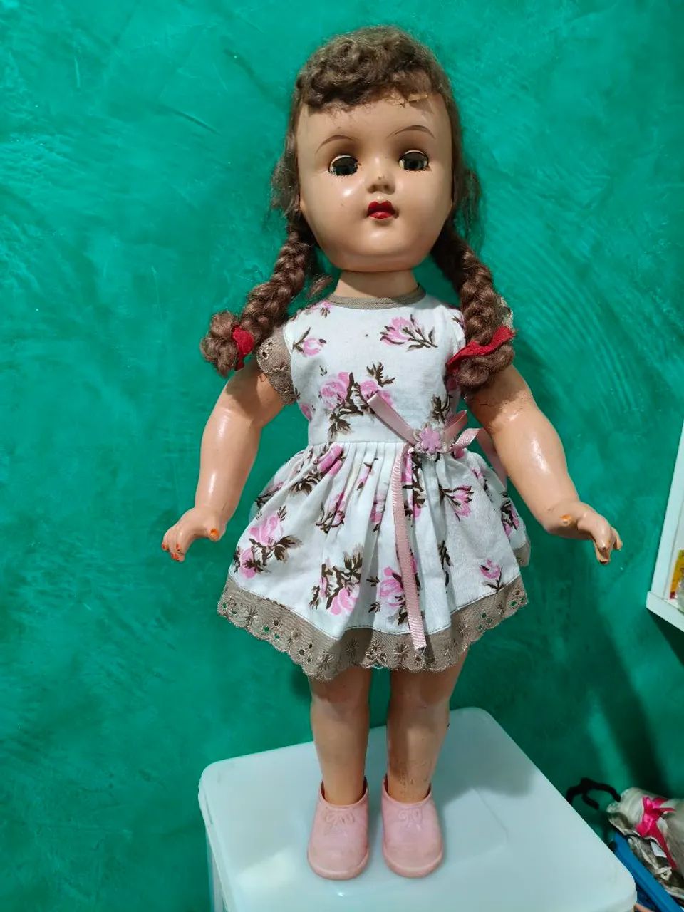 Boneca de massa antiga  - Foto 5