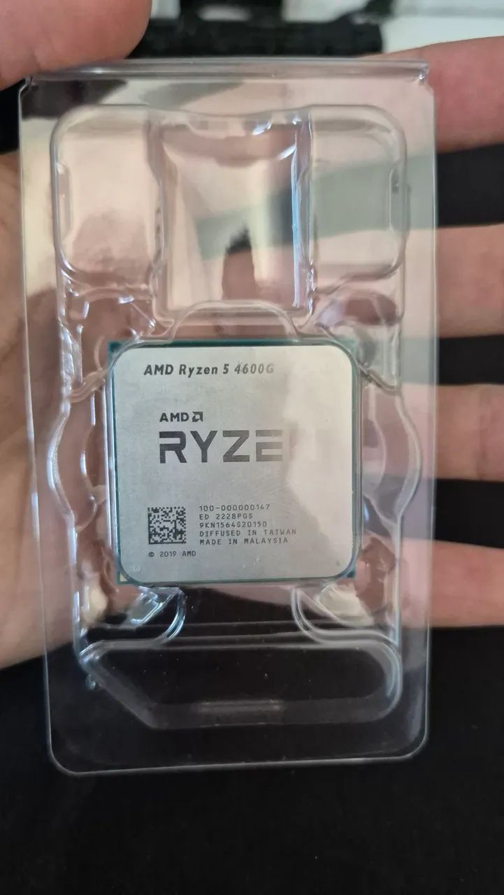 Ryzen 5 4600G na caixa - Foto 2