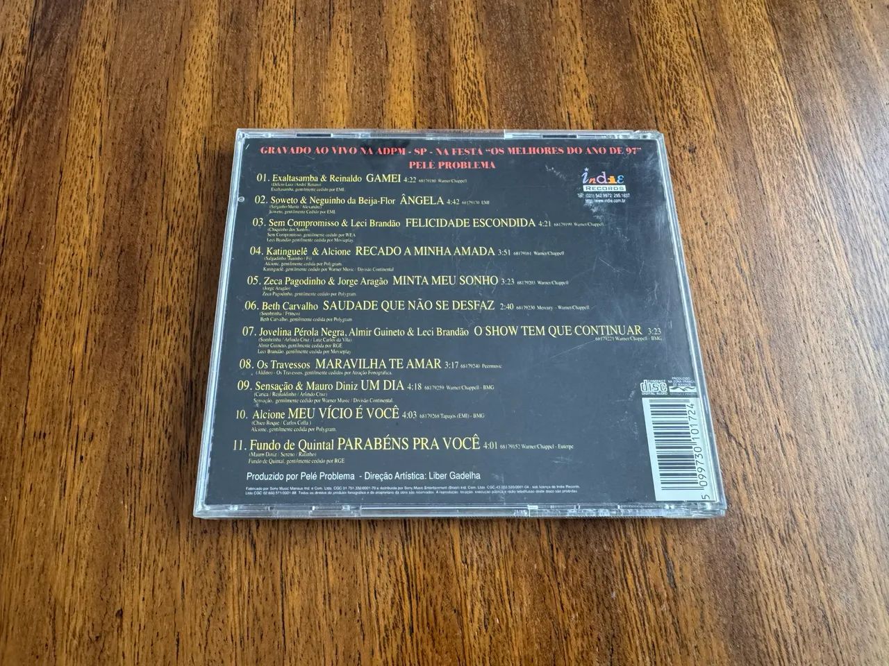 CD ORIGINAL - Os melhores do ano - Pelé Problema - Foto 3