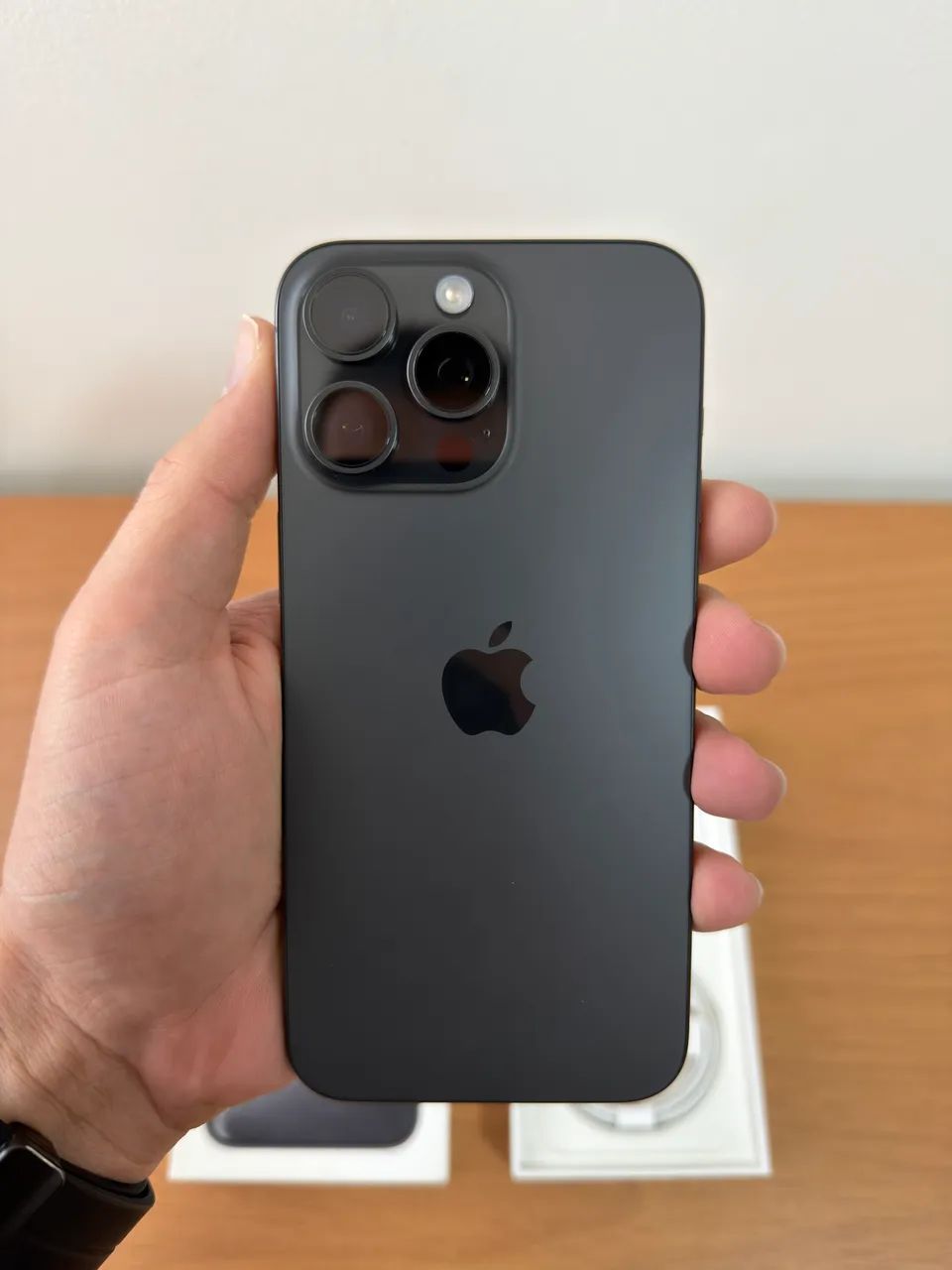 iPhone 15 Pro Max 256 GB - Titânio Preto - IMPECÁVEL  - Foto 6
