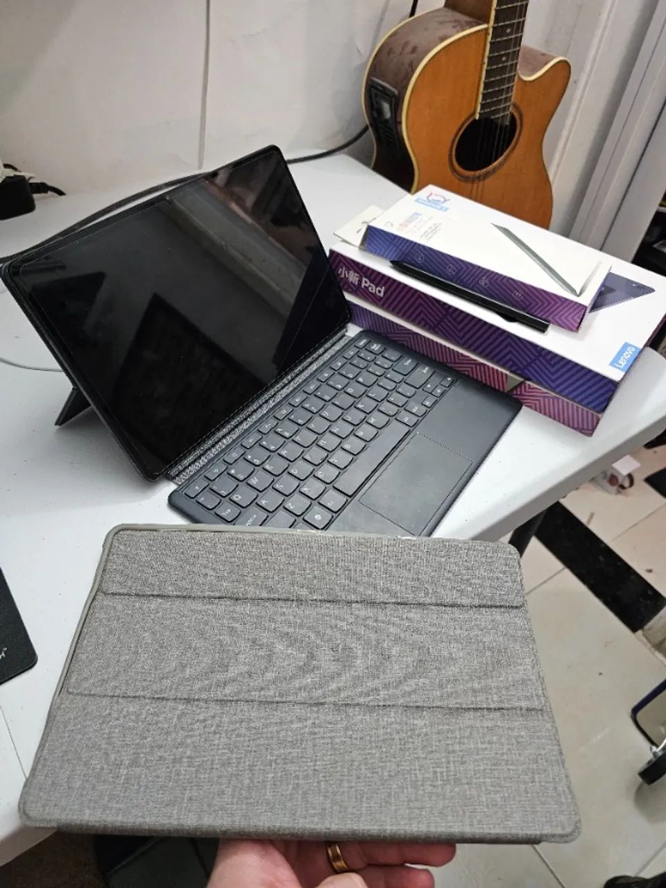 Tablet Lenovo P11 - Versão TOP 6GB de RAM - KIT Completo - Teclado e SPEN - Foto 5