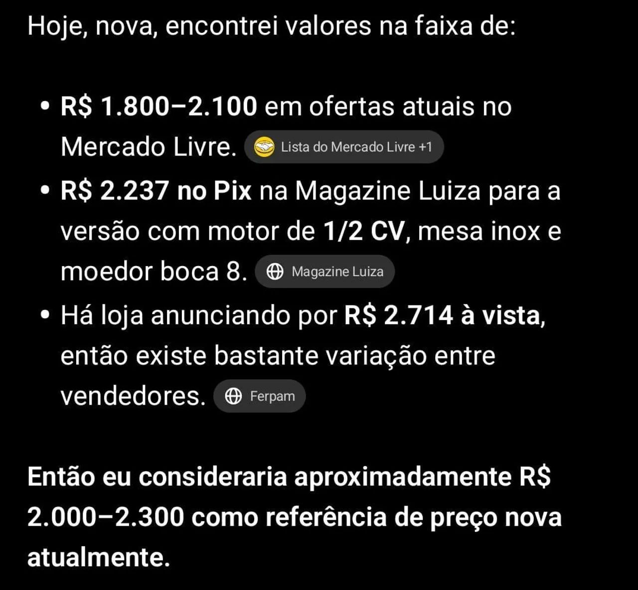 Vende se moedor 