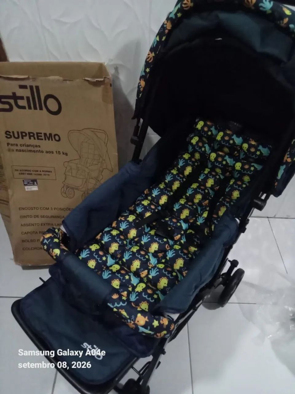 Carrinho de bebê Novo nunca usado  - Foto 2