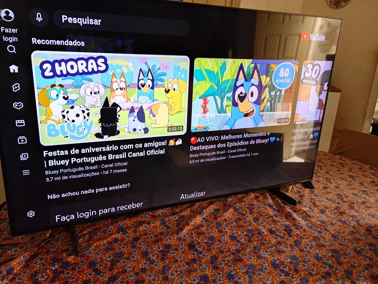 Tv Samsung 55 polegadas smart pequena bola tela - Foto 4