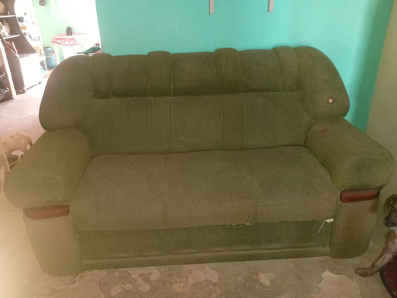 Sofá ? grande e um menor conjunto 