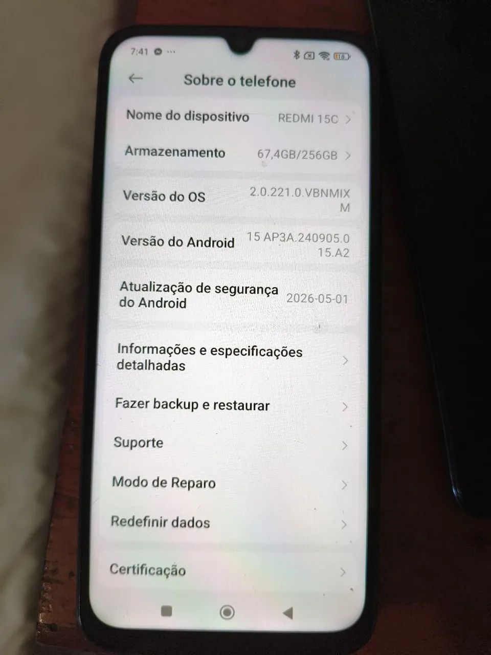 Celular Xiaomi Redmi 15C 256Gb 8Gb RAM Preto - Foto 4