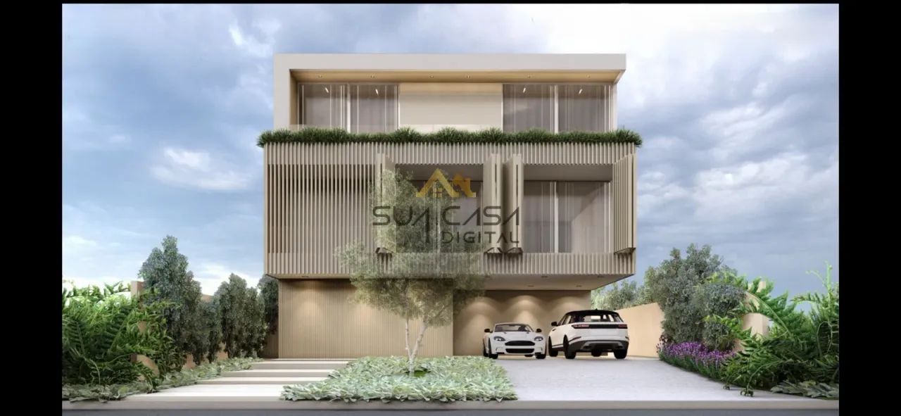 Espetacular Casa Triplex recém construída com uma vista linda para Lagoa no Alphaville da