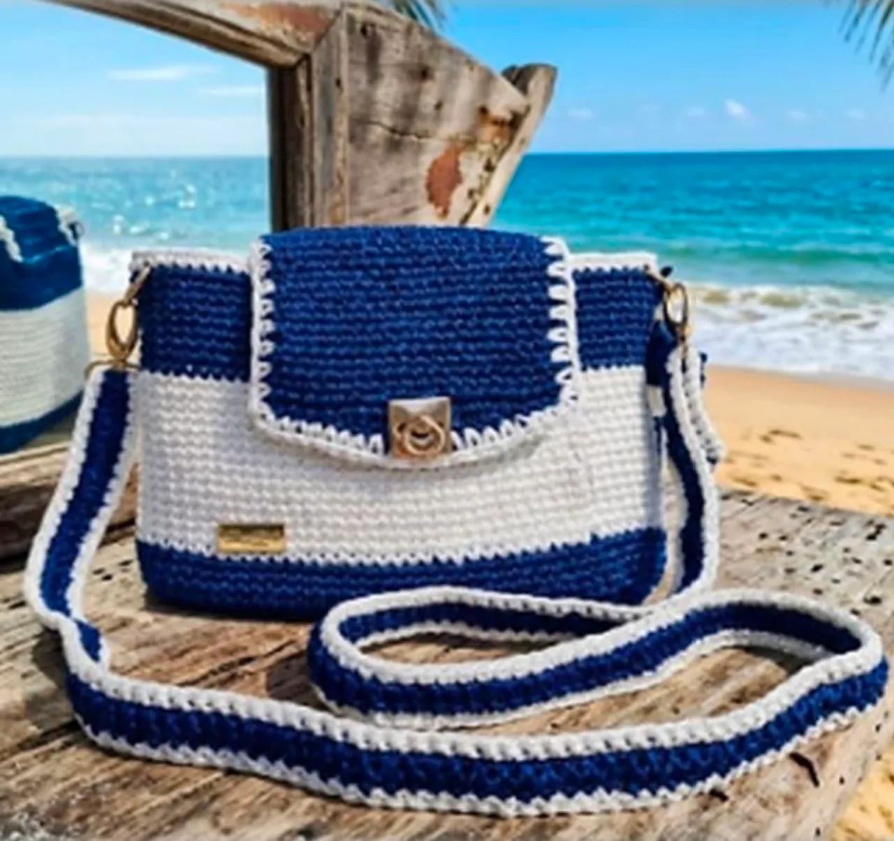 Bolsa de crochê  - Foto 2