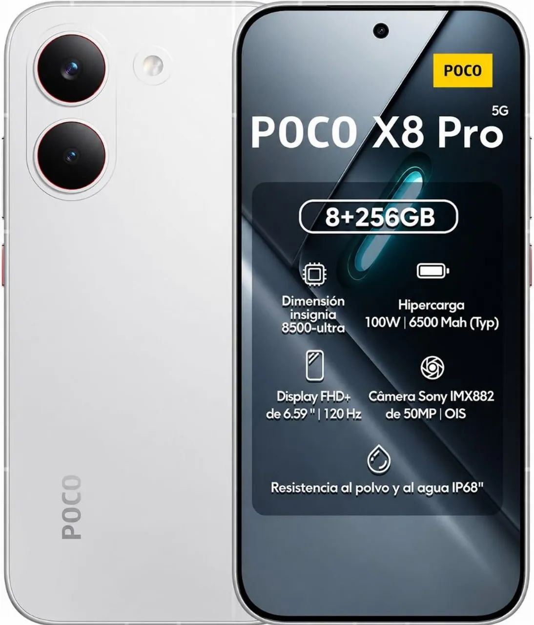 Celular Xiaomi Poco X8 Pro 5G 256GB/8GB Amoled Lacrado