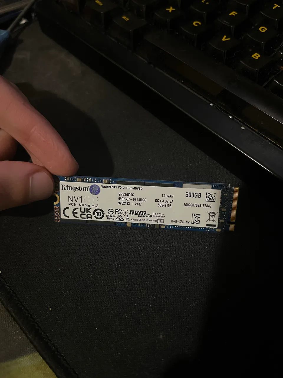 SSD NVME 500GB KINGSTON