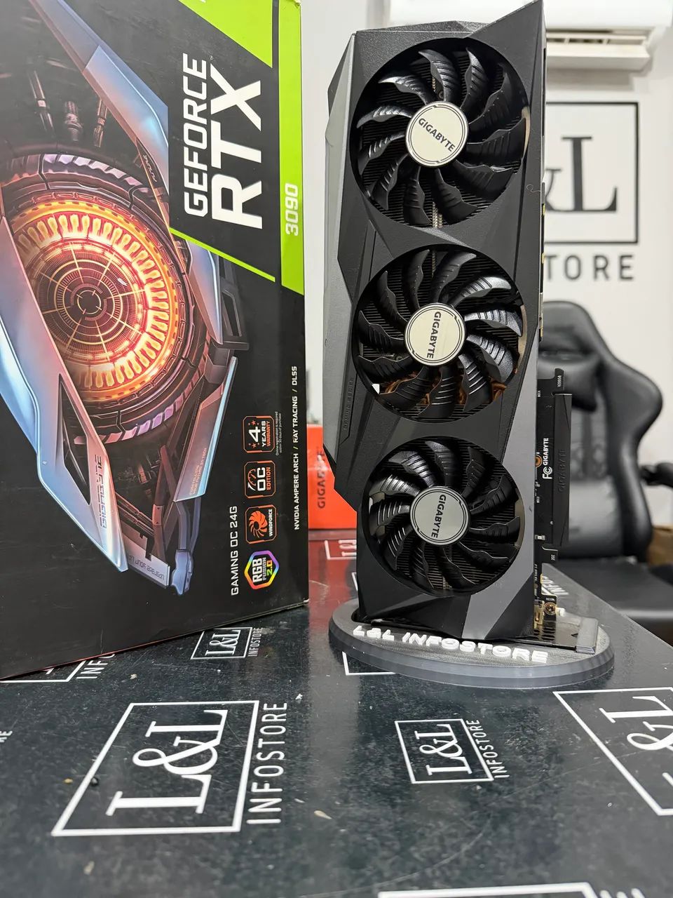 RTX 3090 24GB GIGABYTE GAMING OC - Foto 2