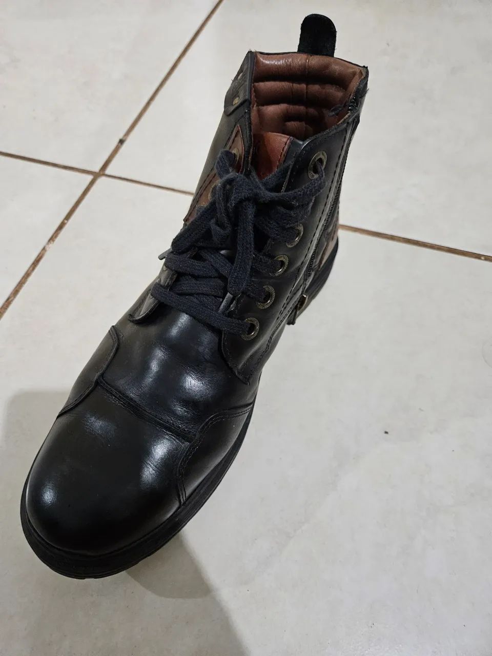Bota preta tam 39/40 - Foto 5