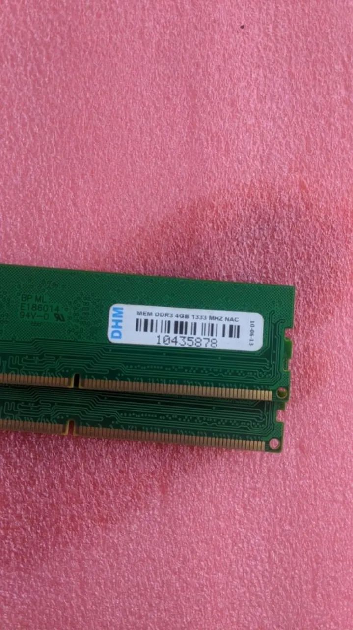 Memória ram ddr3 8g (2*4) - Foto 2