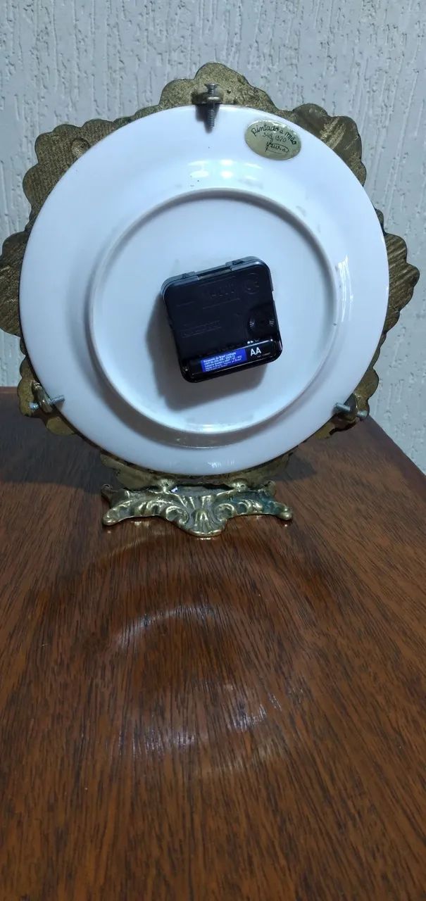 Relógio antigo em bronze  - Foto 4