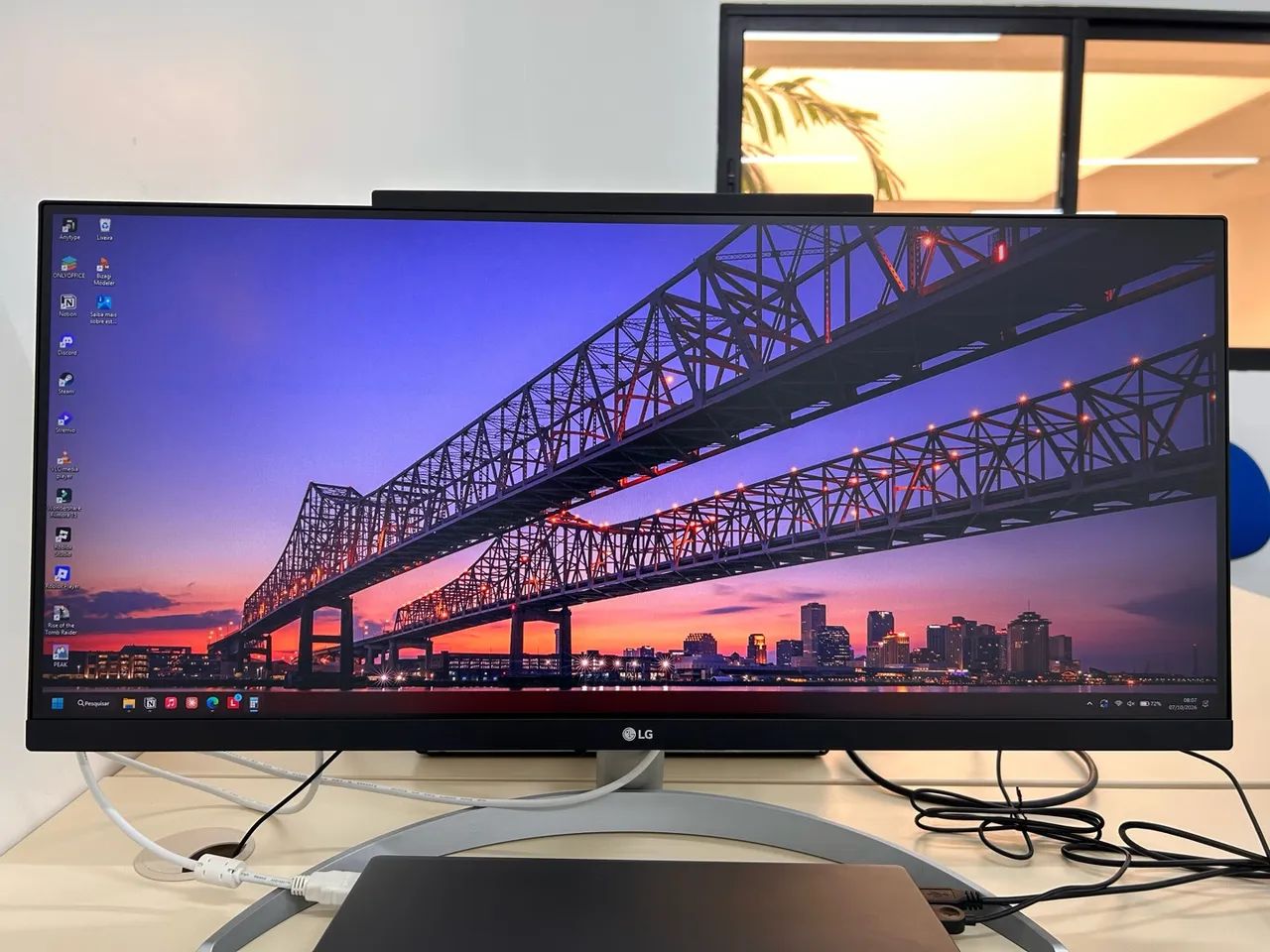 Monitor LG UltraWide - Tela IPS, 100hz - Foto 2