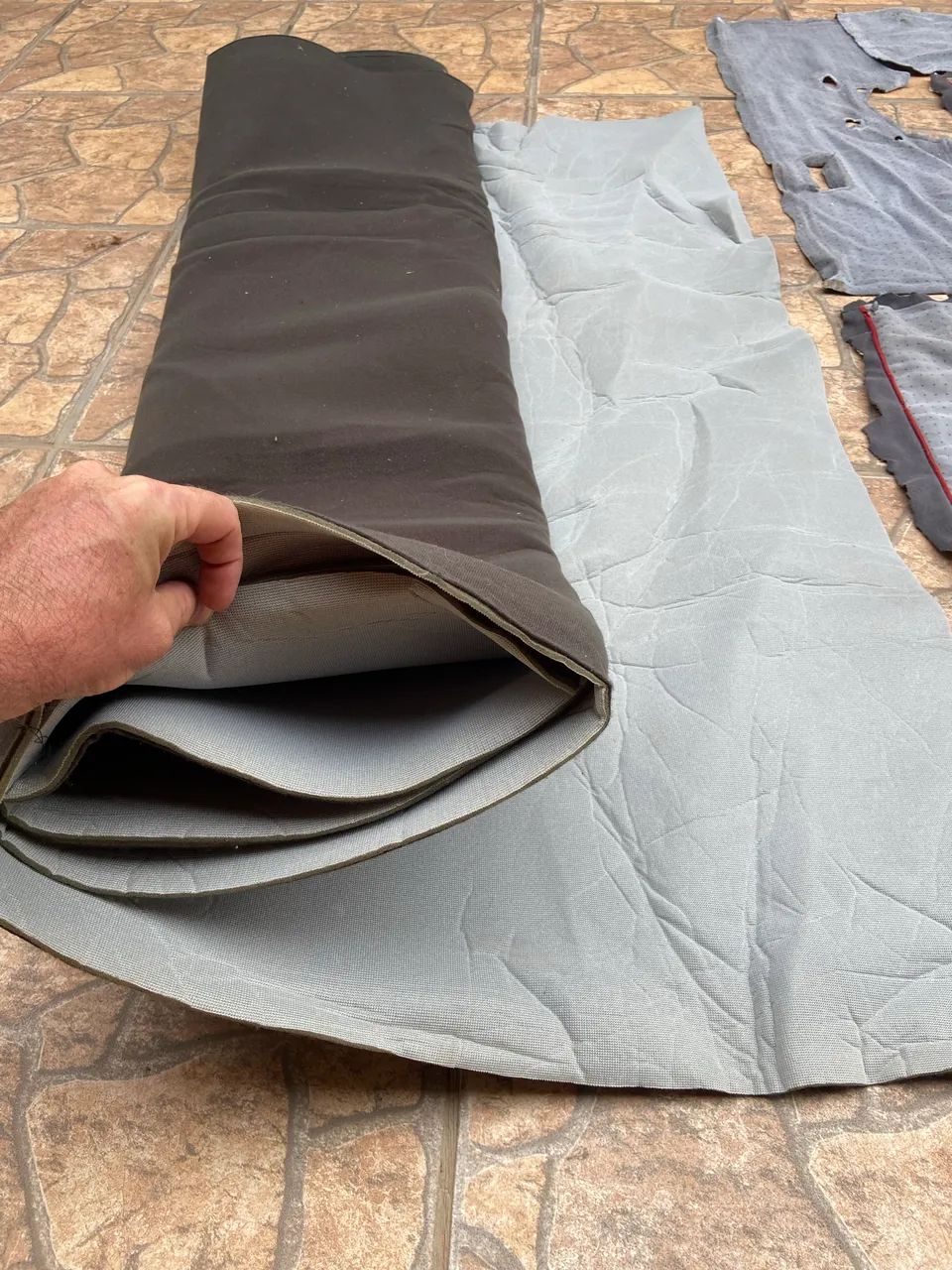 Jogo de Tecido dos bancos do Escort Xr3 Mk3 - Foto 3