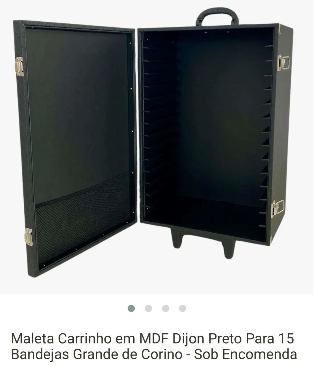 Maleta carrinho para joias