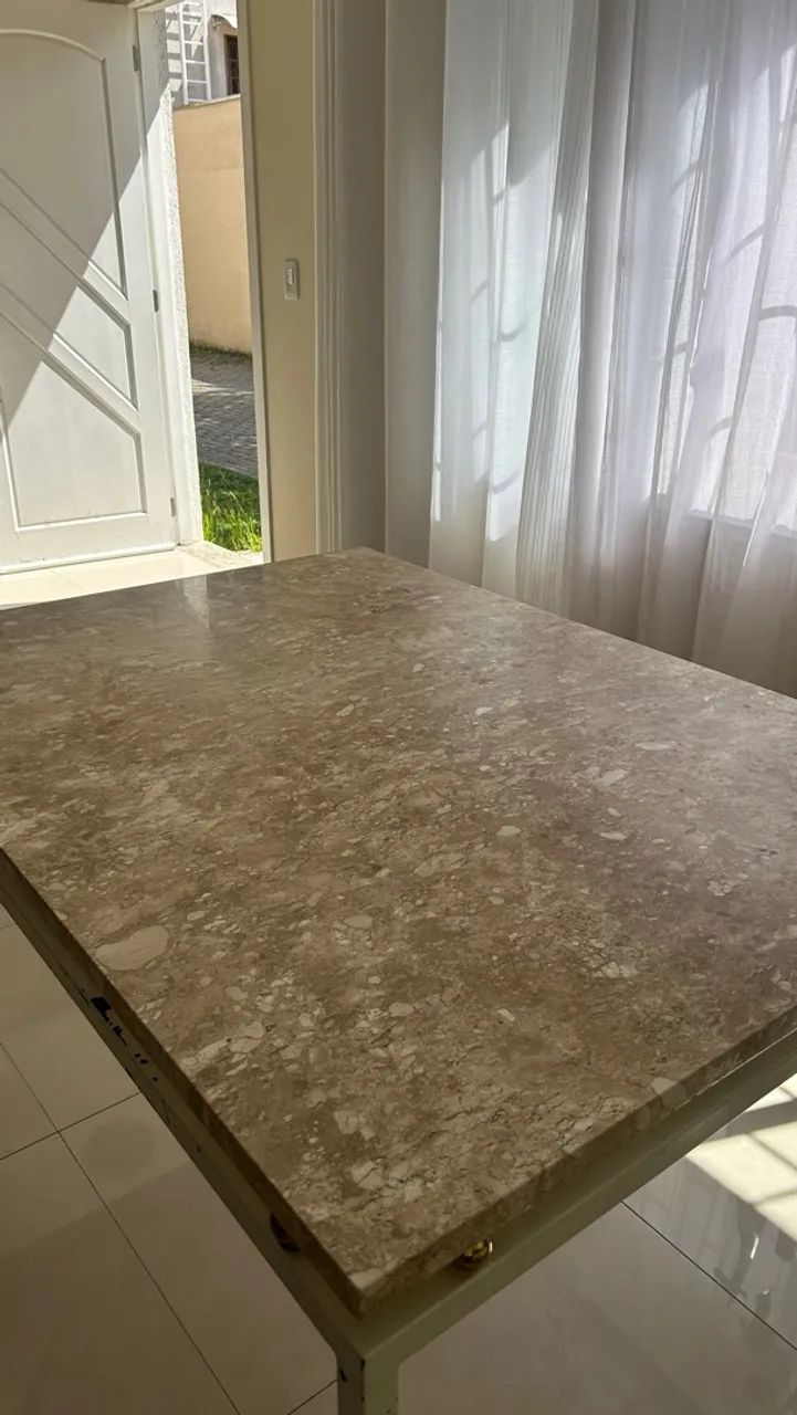 Mesa marmore travertino - Foto 4