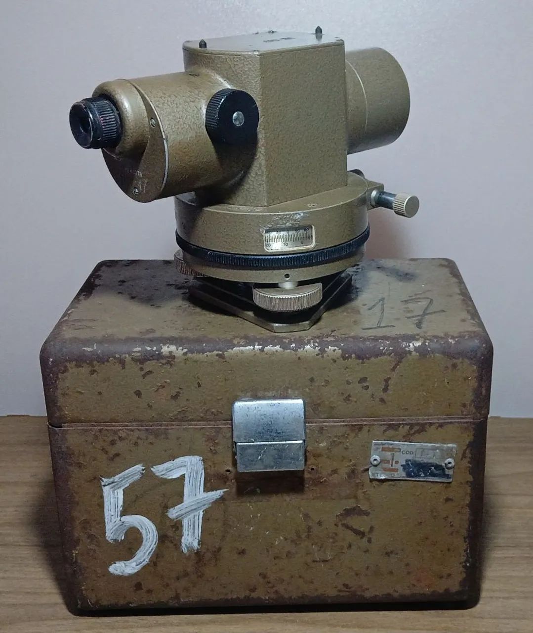 Nível topográfico óptico vintage zuiho - Sem teste 