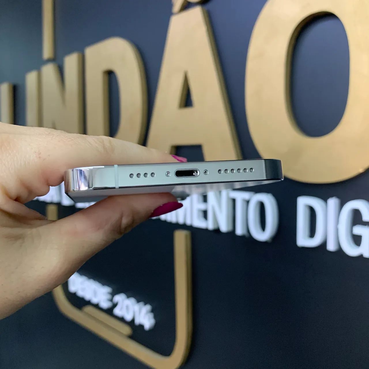 Loja Física. IPHONE 13 PRO MAX 128GB PRATA / BATERIA ÓTIMA. Retira Hoje - Foto 6