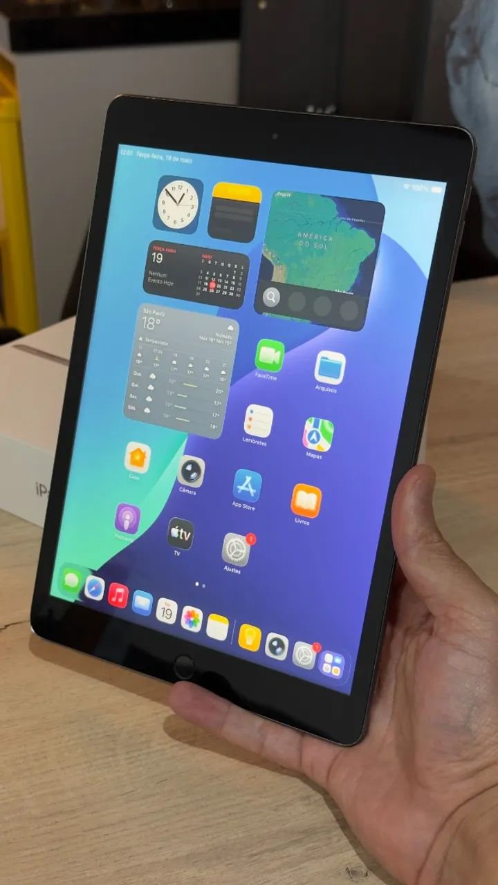 iPad 9 64GB Space Gray - Loja física! Com 3 meses de garantia! Até