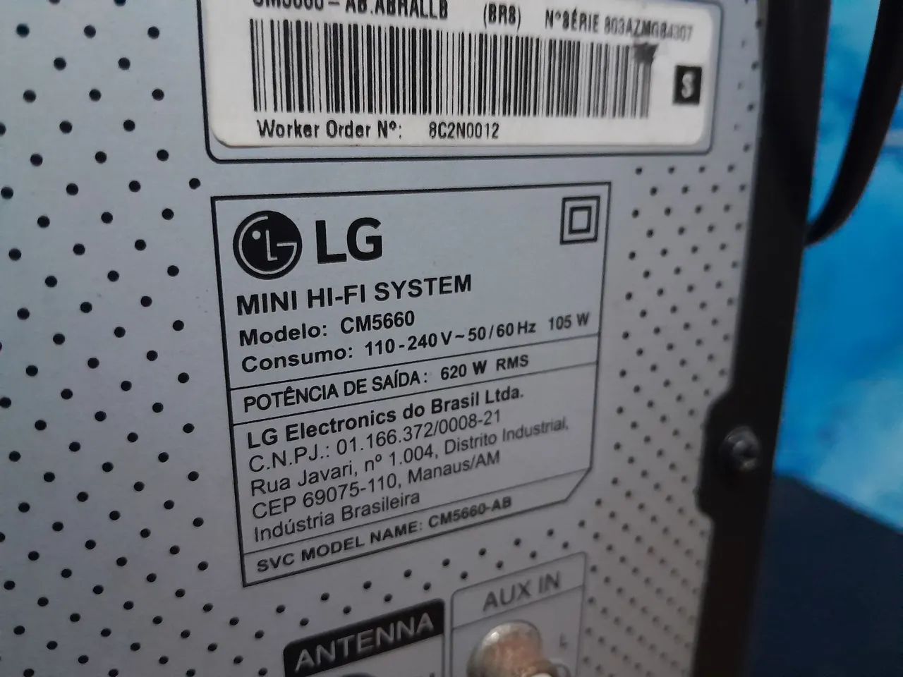 Som LG 620W COM DEFEITO  - Foto 3