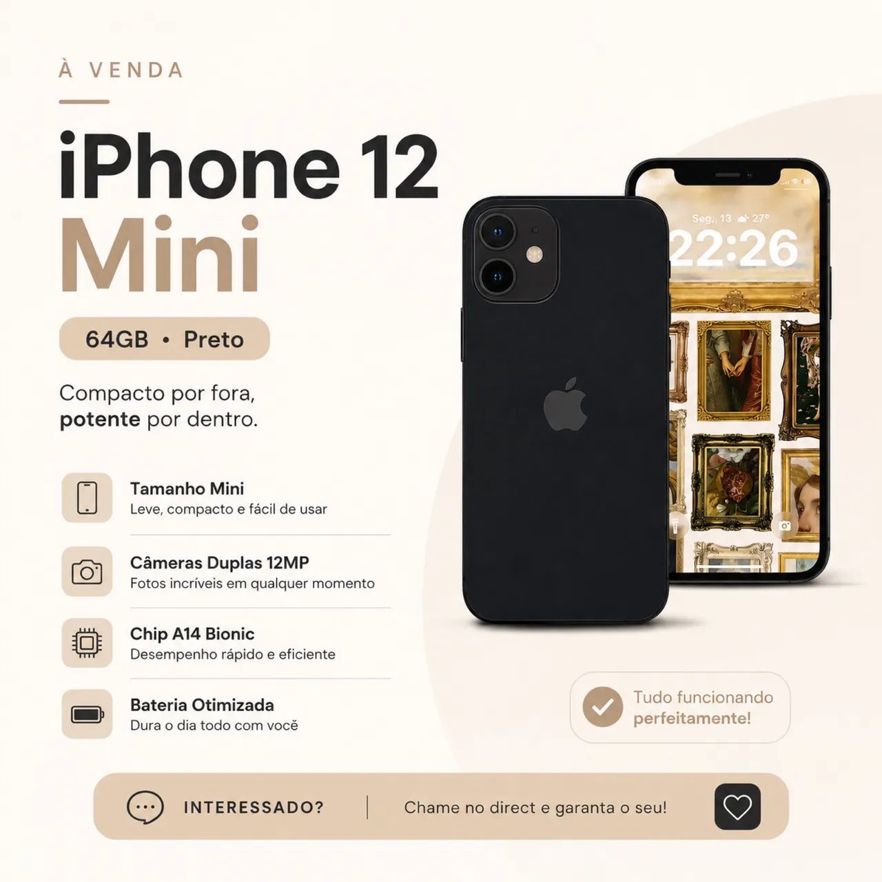 Celular IPhone 12 mini 