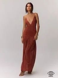 Vestido terracota 