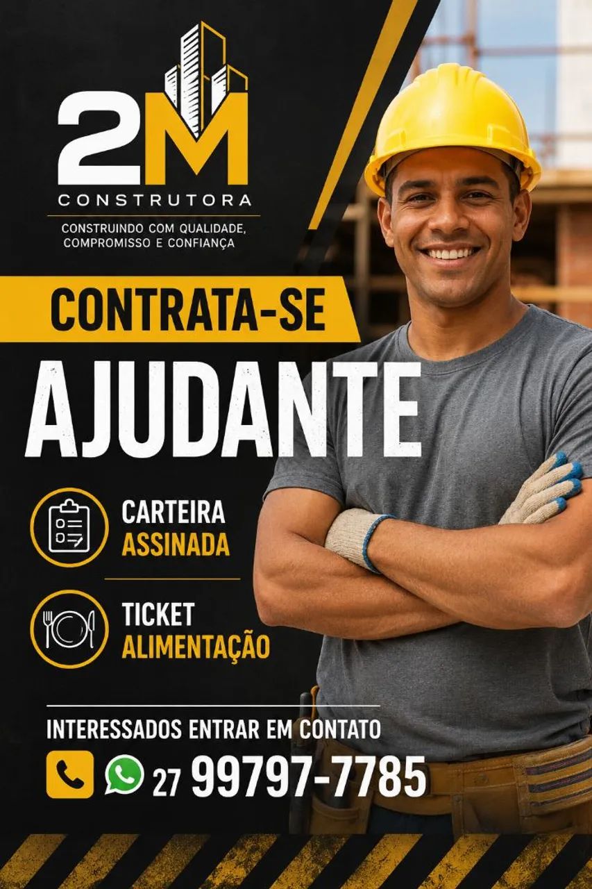 Contrata-se ajudante