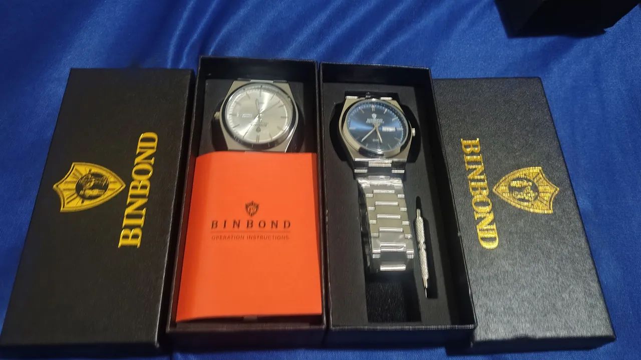 Kit 2 relógios originais Binbond 