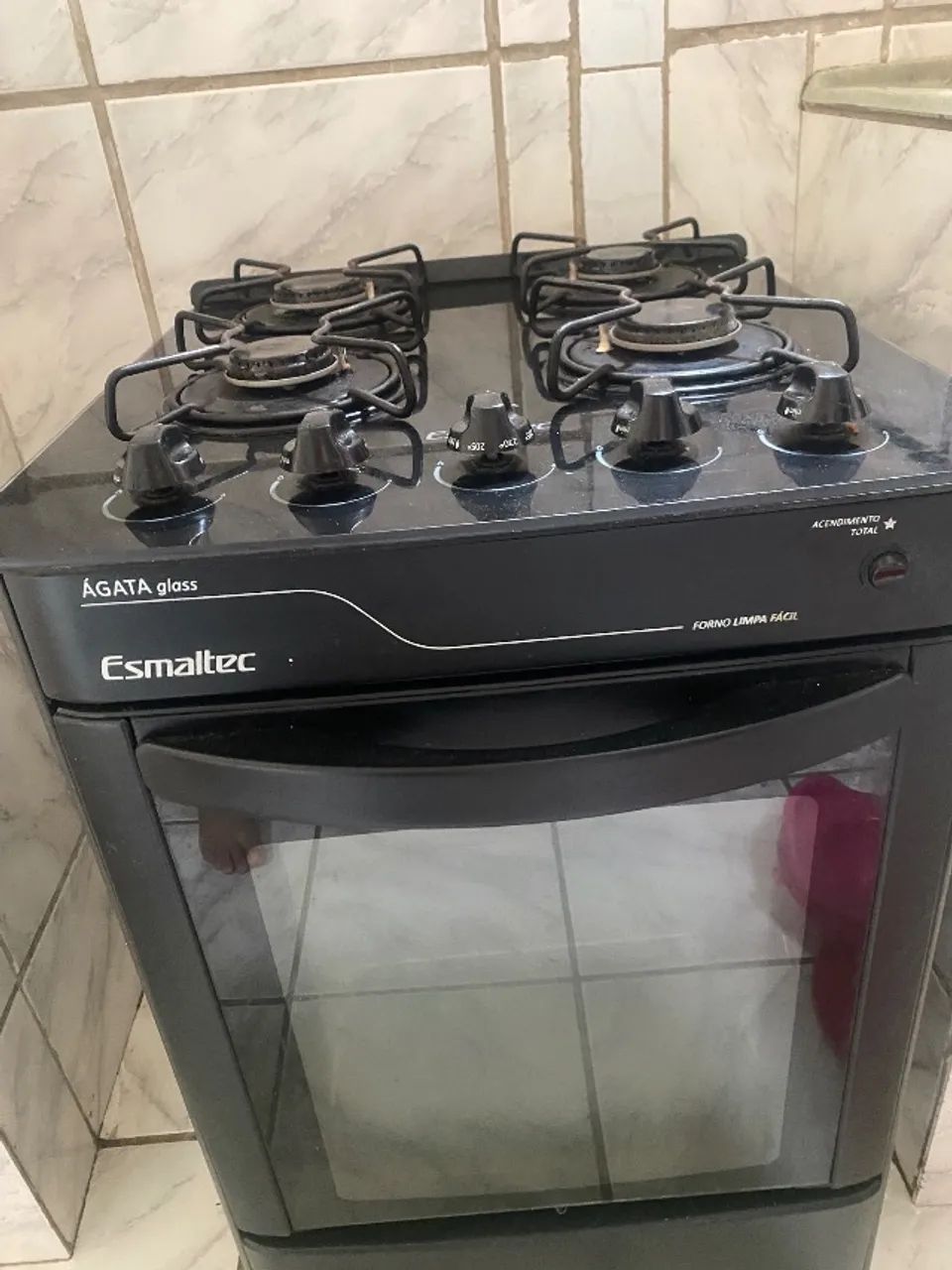 Folgao esmaltec acendimento automático bem conservado - Foto 3