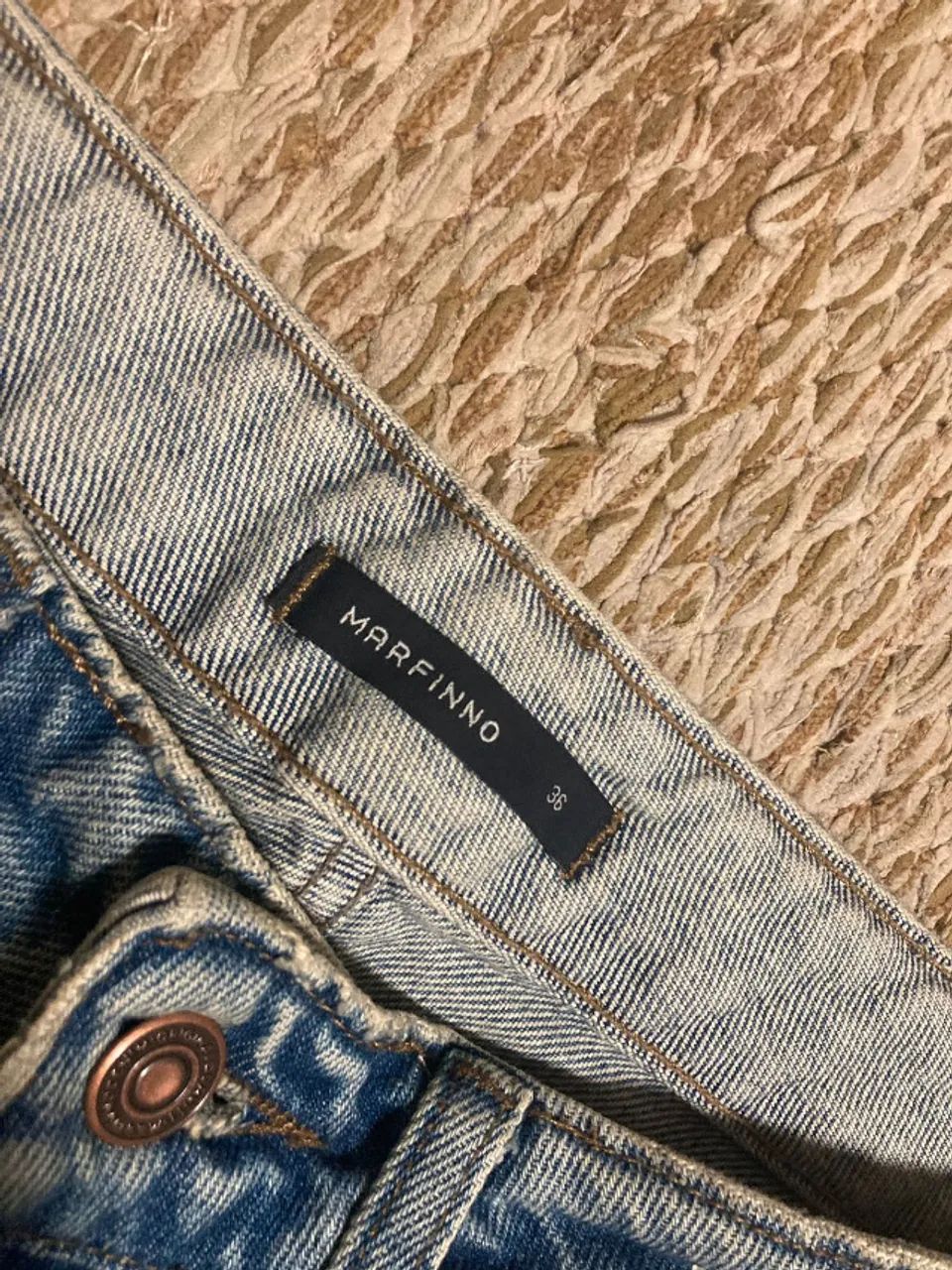 calça jeans marfinito 36  - Foto 4