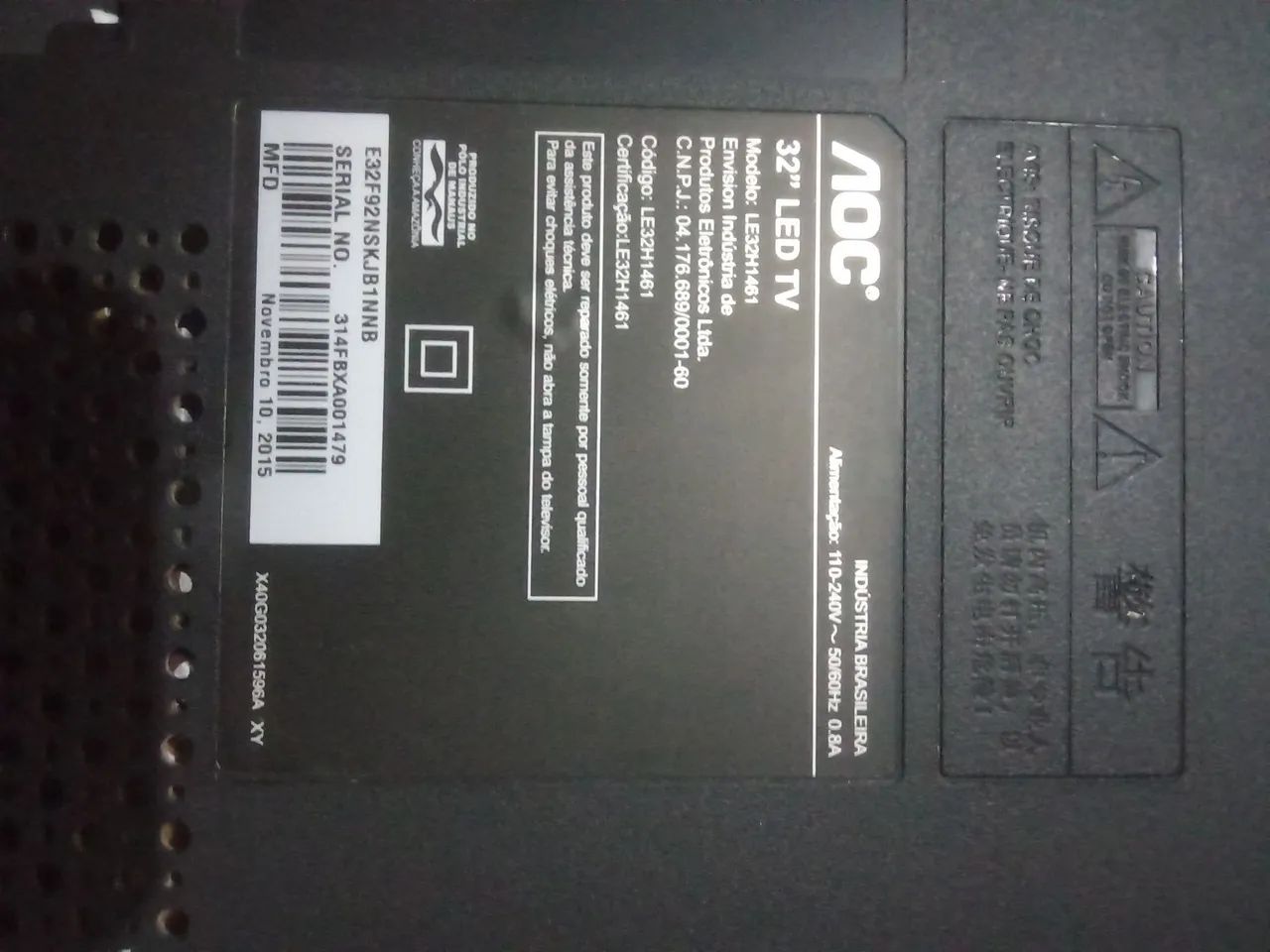 Tv 32 com defeito  - Foto 5