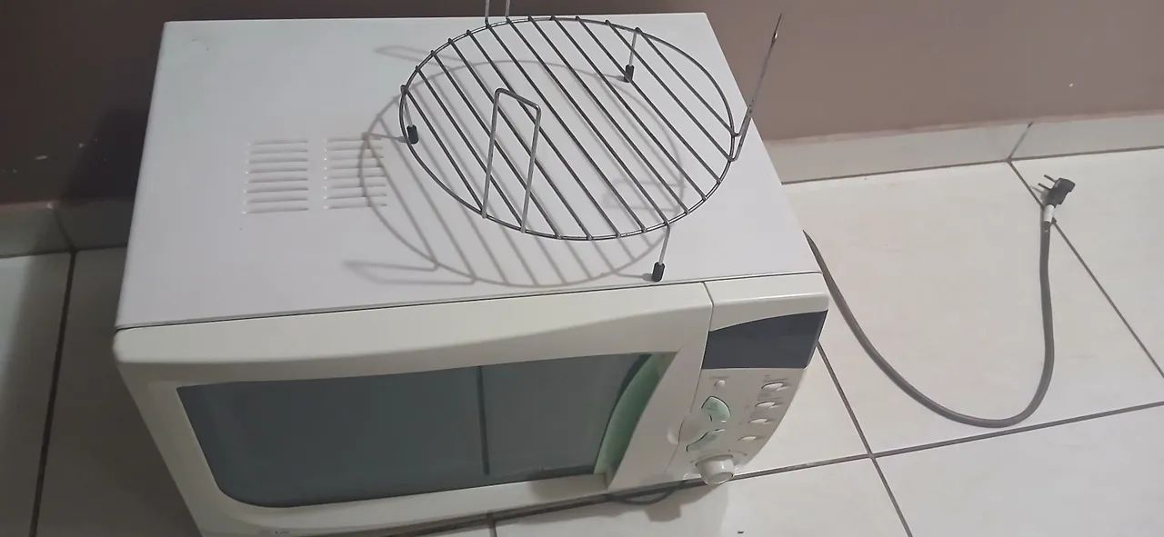 Microondas com defeito