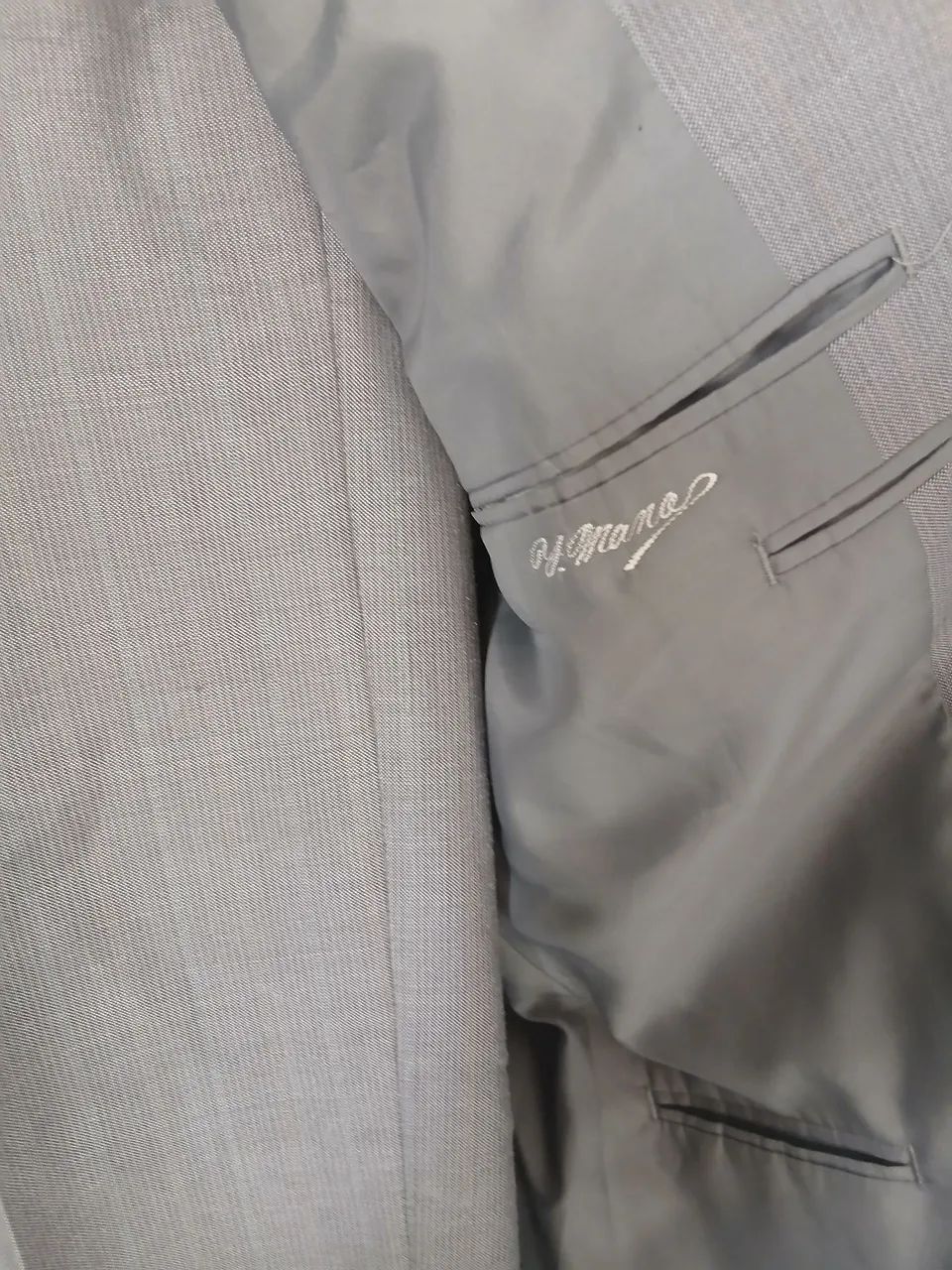 Terno cinza premium 67% lâ importado Japão 44 - Foto 4