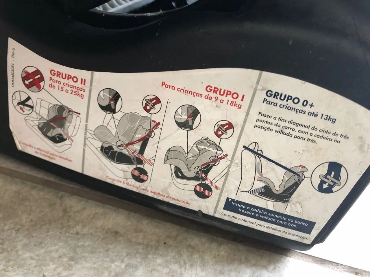 Cadeirinha para automóveis 02 posições até 25 kg - Foto 4