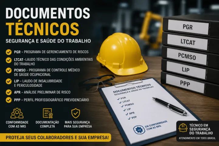 ELABORAÇÃO DE DOCUMENTOS TÉCNICOS - SEGURANÇA DO TRABALHO - Foto 4