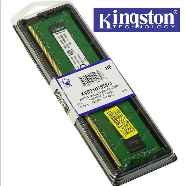 Memória DDR4 2133 MHz Kingston para desktop Novo lacrado - Memória