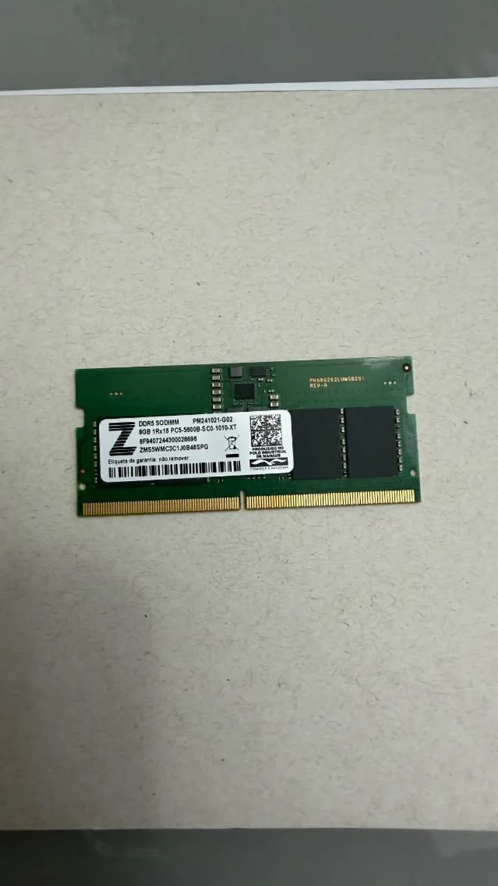 Memória ram notebook ddr5 8gb - Foto 2