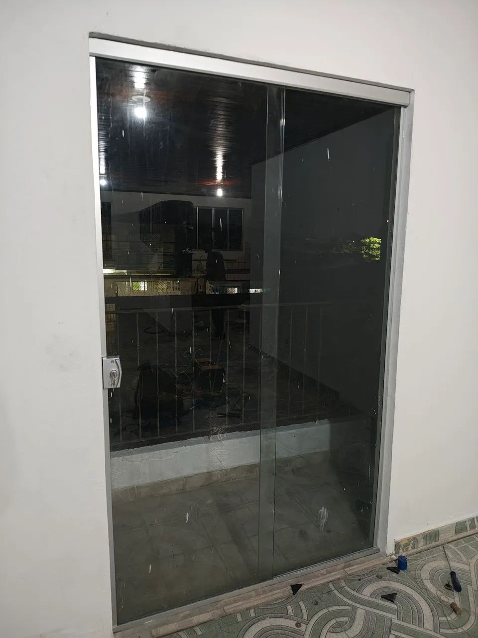 Porta de vidro temperado 