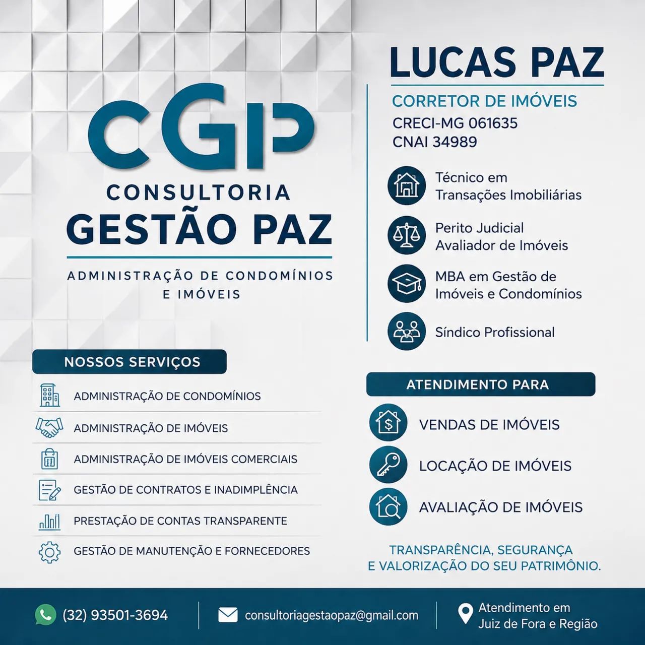 ADMINISTRADOR DE IMÓVEIS E CONDOMÍNIOS