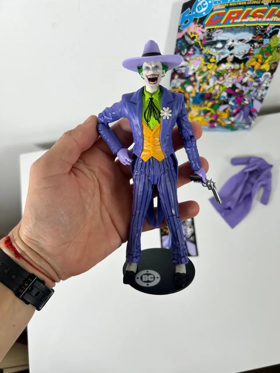 Boneco Coringa Original Mcfarlane Toys Com Acessórios  - Foto 2