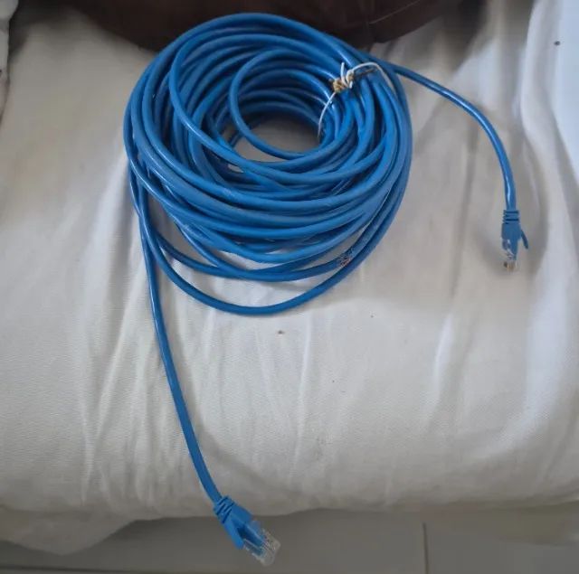 Cabo De Rede Usado Cat6 tamanho 20m - Foto 2