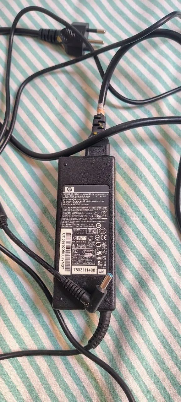 Fonte notebook Hp original R$ 120